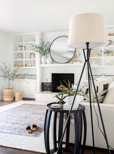 how to whitewash brick or stone fireplace