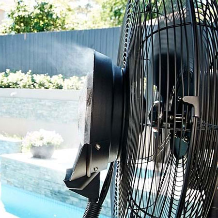 what is a misting fan