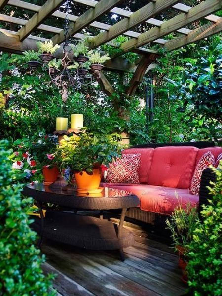 how to design a garden nook