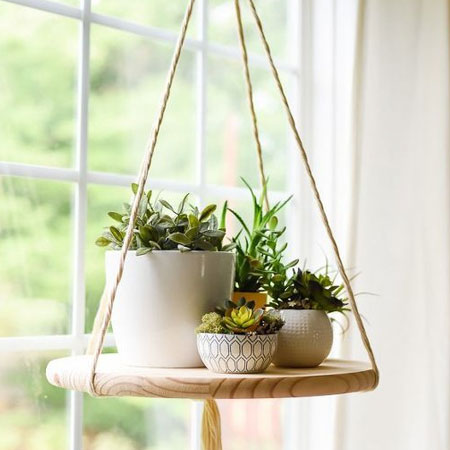 easy kitchen shelf for kitchen herbs