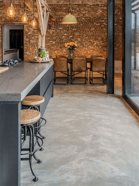 concrete floors are pet friendly
