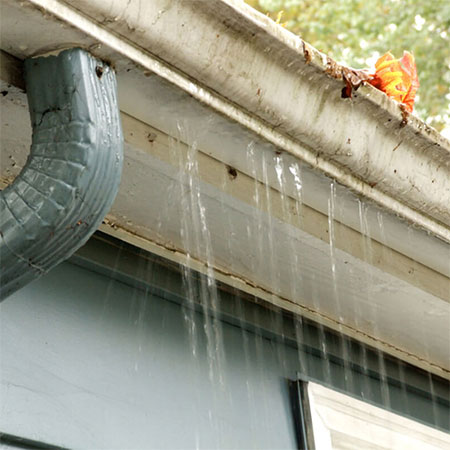 blocked gutters