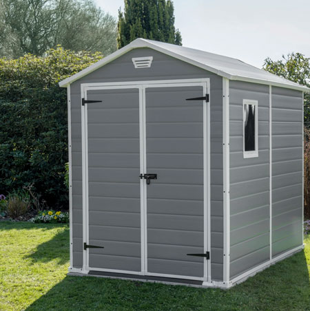 garden shed for bicycles and tools