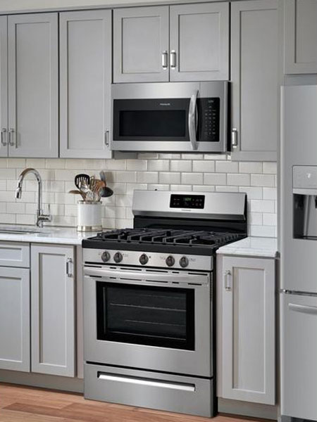 don't place microwave above a stove top