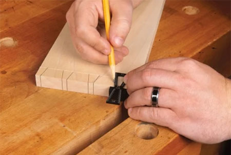 the easy way to mark dovetail joints