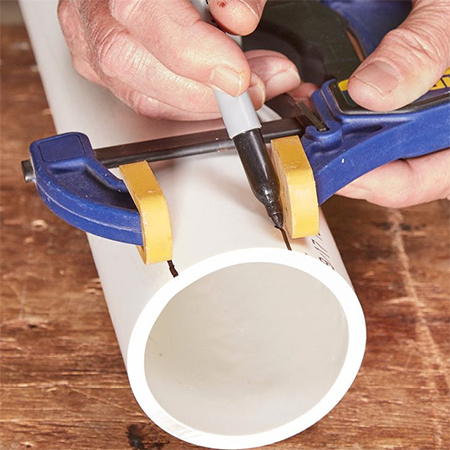 pvc pipe storage solution for workshop