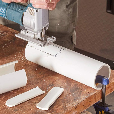 make pvc pipe storage for tools