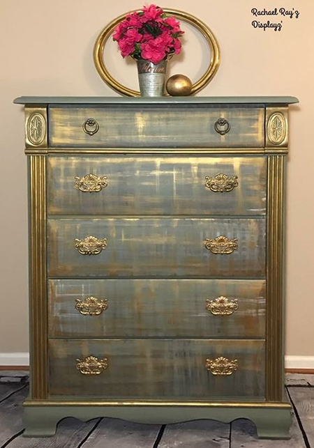 gold leaf on furniture