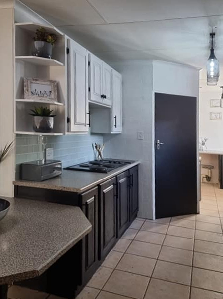 painted kitchen after