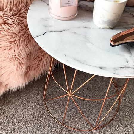 marble contact paper on table