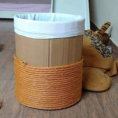 Make Rope Storage Baskets for Child's Bedroom
