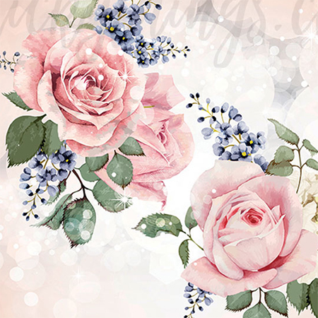 large floral print wallpaper mural