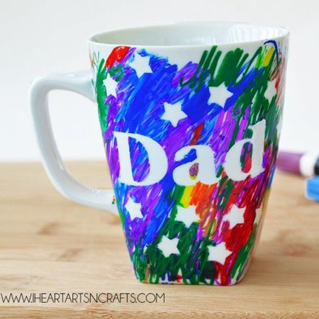 how to sharpie paint pen mugs