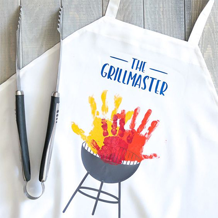 personalised braai apron for fathers day