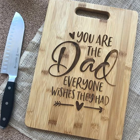 personalised cutting or chopping board