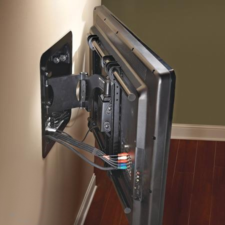 side to side tilting wall mounting bracket