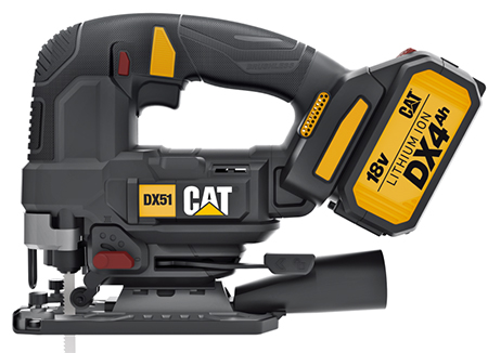 CAT DX51B Cordless Jigsaw with 18V Battery Power