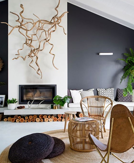 feature wall or focal point in a room