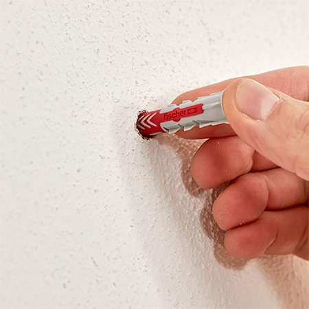 use nylon wall plugs