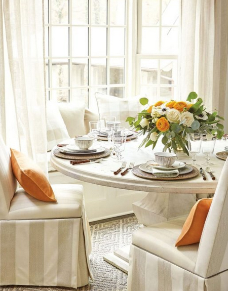 what dining chairs for round table