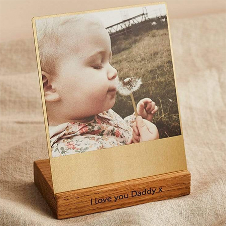 memory photo blocks for fathers day
