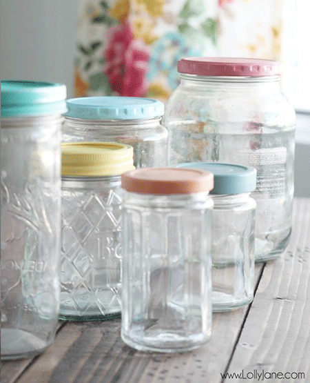 Crafty Ideas For Re-Purposing Glass Food Jars