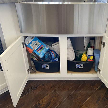Make And Fit Pullout Drawers Under The Sink