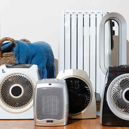 safe electric heaters to heat house