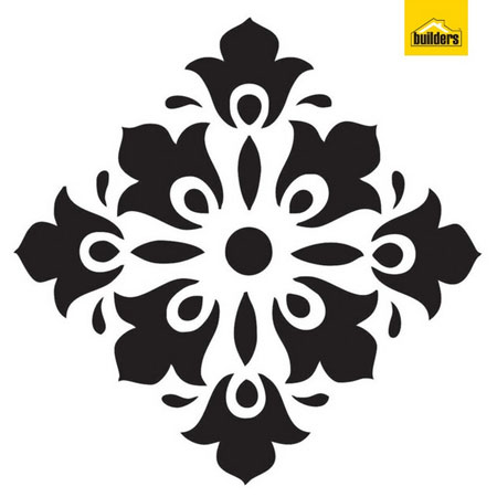 stencil for painting chalk paint floor tiles