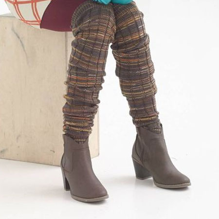 make leg warmers from old sweater