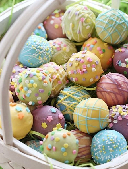 edible easter egg hunt cake pops