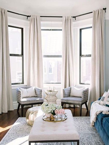 window focal point in living room