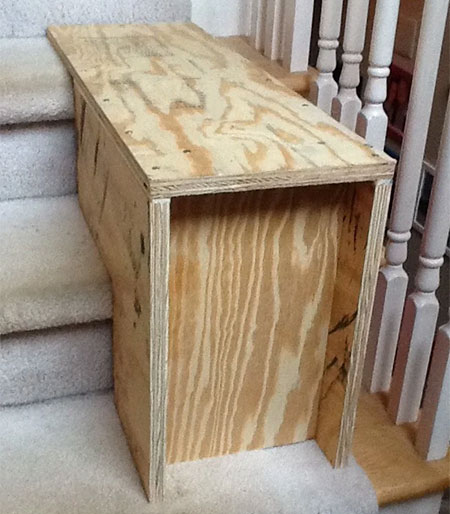 how to make a ladder leveller platform