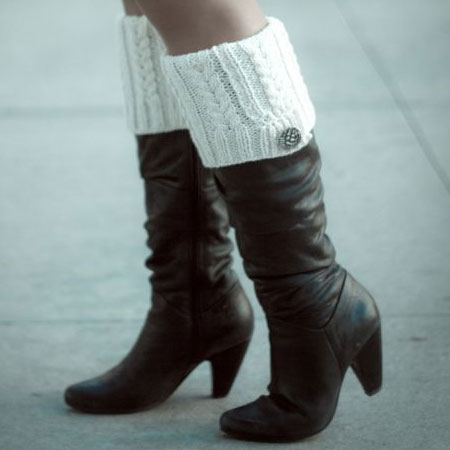 how to make sweater boots