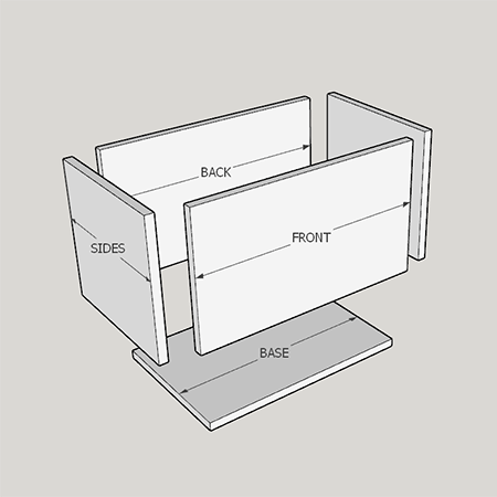 how to assemble or make storage containers