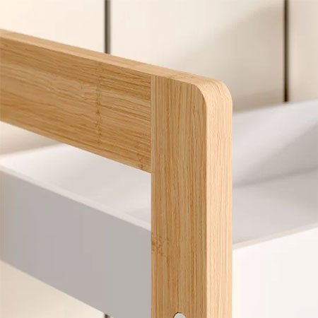 Make Handy Storage Shelves For A Bathroom