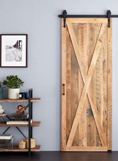 how to make hollow core barn door