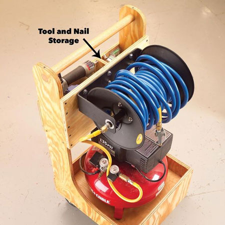 how to make cart for compressor