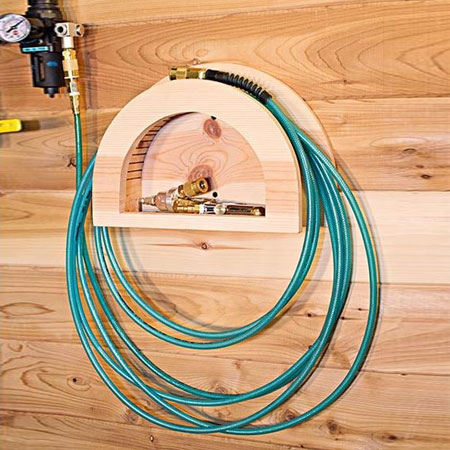storage for compressor hose