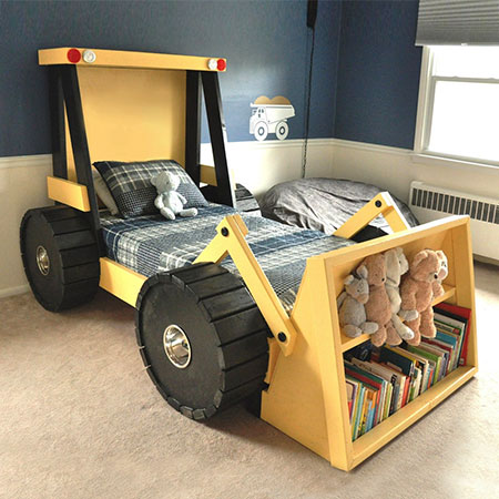 How To Make A Bulldozer Bed