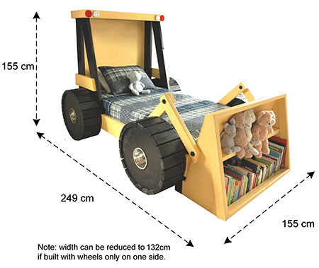 How To Make A Bulldozer Bed