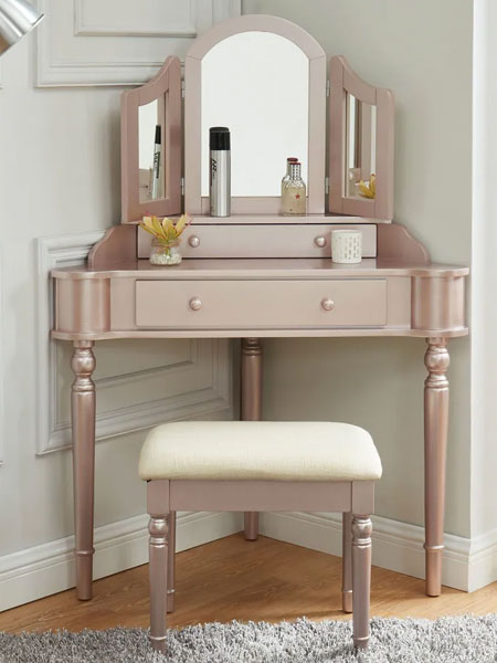 corner dressing table
