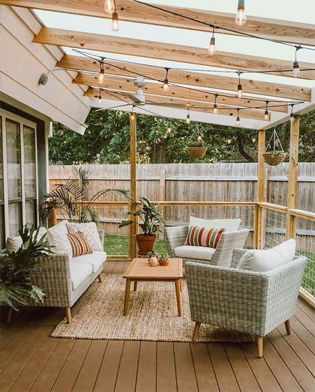 ideas for outdoor living space