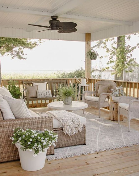 ideas for decorating outdoor living space