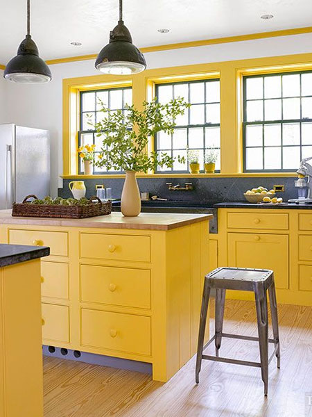 paint kitchen yellow
