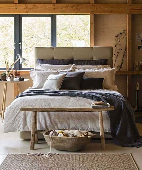 colours for hygge bedroom