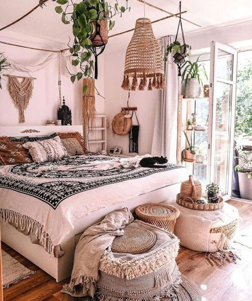accessories for boho bedroom