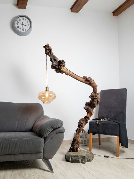 tree branch floor lamp