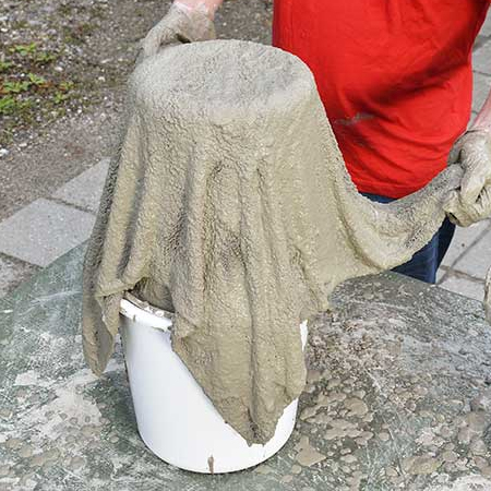 Craft Sculptural Flower Pots with Cement