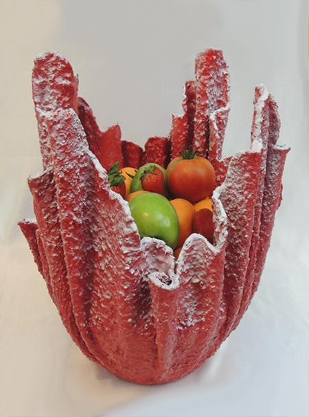 spray paint cement planter